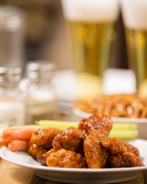 A plate of food on top of a table.